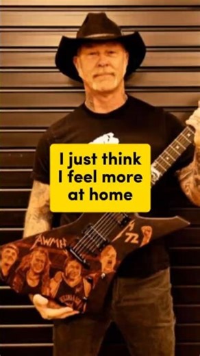james hetfield interview‼️ I just think, I feel more at home