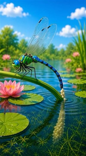 🐉 The Amazing Dragonfly Life Cycle | From Water Nymph to Flying Hunter! 🦋