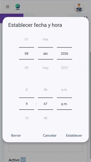Crear período | SAGANC