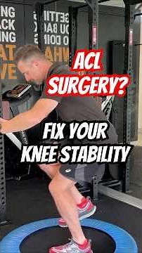 HOP AND HOLD - Essential for improving knee stability after ACL SURGERY
