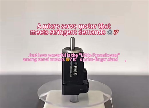 Ultra-mini fingertip servo motor ⚙️ Micron-level precision control under full load 100x load capacity, built for all stringent industrial demands ✨ #MiniServoMotor #ServoPowerhouse #HighPrecisionMotor #IndustrialPrecisionTransmission #HighThrustMiniMotor