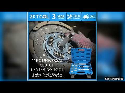 11Piece Clutch Center Shaft Alignment Tool Kit Clutch Plate Alignment Tool with 3Axis Clutch Instal