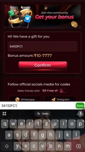 IE777 GIFT CODE GAME FREE DALY IN7 CODE 2777 😱😱