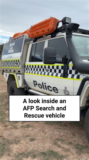 Come take a look inside an AFP Search and Rescue (SAR) vehicle – it holds everything needed to find and help someone in trouble. AFP SAR is based in the ACT and provides broad and varied skill sets to support community safety, deploying both nationally and internationally. The team responds to a range of incidents, including missing persons searches, remote area access and rescue, medical care, water and vertical rescues, body recoveries and operations in confined spaces. | Australian Federal Po