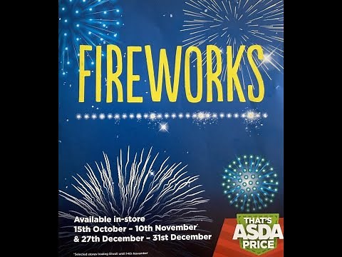 Asda Fireworks 2020