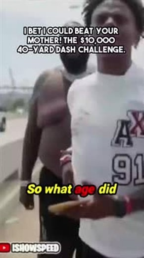 @boops_ai on Instagram: "The road to an Albany State scholarship quickly devolved into an unbelievable $10,000 challenge! 🤯 One side claims football glory and denies past achievements, leading to the ultimate showdown: a 40-yard dash where a massive 30-yard head start is demanded just to compete against this self-proclaimed 'sex symbol.' The audacity! Witness the moment a debate over old athletic claims spirals into a financial dare, complete with debates over scars vs. stretch marks. The sheer