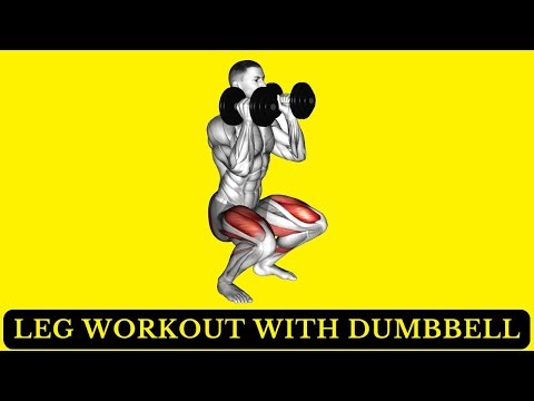10 Easy Leg Exercises for Beginners with Dumbbells