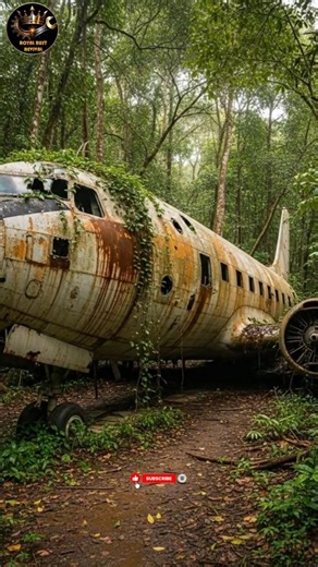 We Found a Rusted Plane in the Jungle… Then This Happened ✈️😳 #asmr #automobile #carrestoration