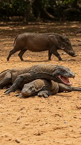 3.8K views · 18 reactions | Komodo Vs Komodo on the sand #wildlife #animals #wildanimals #documentary | Chhoy KimHouy | Facebook