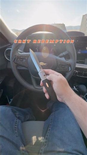 The CRKT Redemption - Quick Look At This Awesome Western Style Knife 🪦 #knives #edc #shorts #review