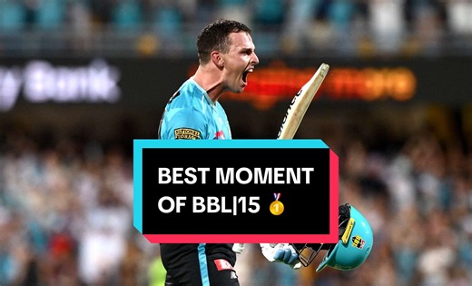 Epic 258-Run Chase Crowned Best Moment of BBL15