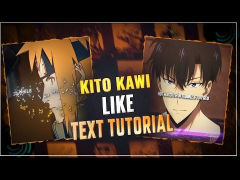 Kito Kawi Like Text Tutorial In Alight Motion 🔥 | Advance Text Tutorial #anilxedit
