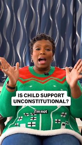 “Child support is unconstitutional” I see that in my comments all the time. It is absolutely not true. It is a civil obligation to the child! #blackfemalelawyer #georgialawyer #childsupport #familylaw #lawyersofinstagram | Attorney Stephanie