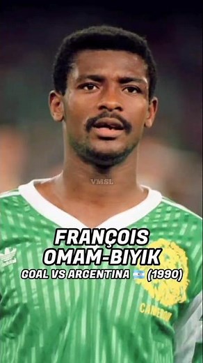 FRANÇOIS OMAM-BIYIK 🇨🇲 – GOAL VS ARGENTINA 🇦🇷 (1990)