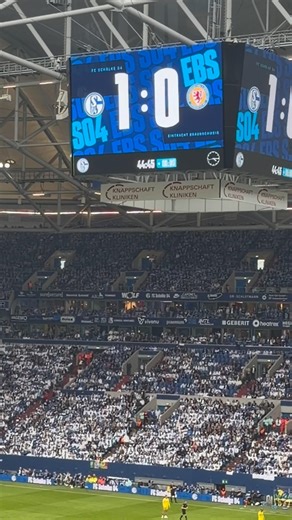 SCHALKE 04 vs BRAUNSCHWEIG HALBZEIT 🔵 1:0 vor der Meisterfeier | Veltins Arena #s04
