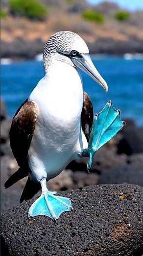 Why Does This Bird Have Bright Blue Feet? #birds #birdsong #birdsounds
