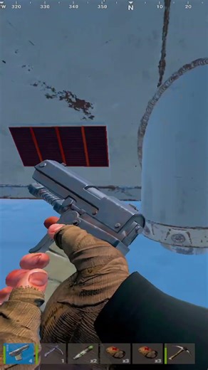 solo vs zerg on wipeday #rust #shorts