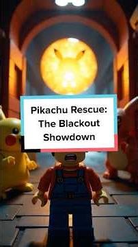 Pikachu Rescue: The Blackout Showdown | LEGO Pokemon Episode 9 #pokemon #pikachu #teamrocket