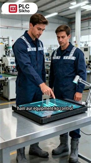 HMI Explained, Human Machine Interface Working in Industrial Automation #industrialautomation #plc