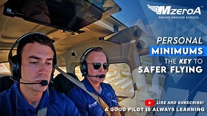 Personal minimums are an important tool pilots can use to ensure every flight is as safe as possible. With real world examples, Matthew and the MzeroA team explore how to set realistic personal minimums, why they’re essential for managing risk, and how to stick to them—even when external pressures arise. Watch and learn how sticking to your personal mins help you make good choices, enhance your confidence, and keep safety at the forefront of every flight. Loving our videos and want to see more? 