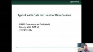 Module 5 - Types of Health Data and  Internet Data Sources - PowerPoint