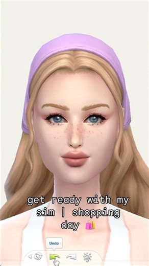 get ready with my sim to go shopping 🛍️ | the sims 4 CAS