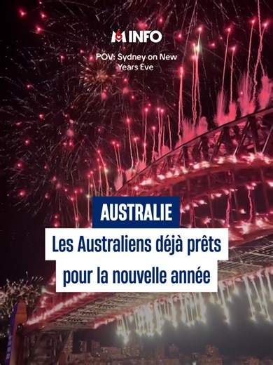 Feu d'artifice du Nouvel An à Sydney
