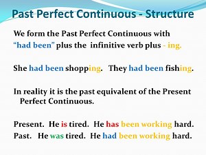 PAST PERFECT CONTINUOUS