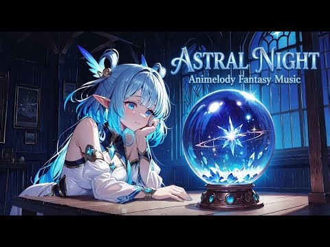 Mystical Night Elf - Crystal Ball Gazing Magic | Relaxing Sleep & Study ✨