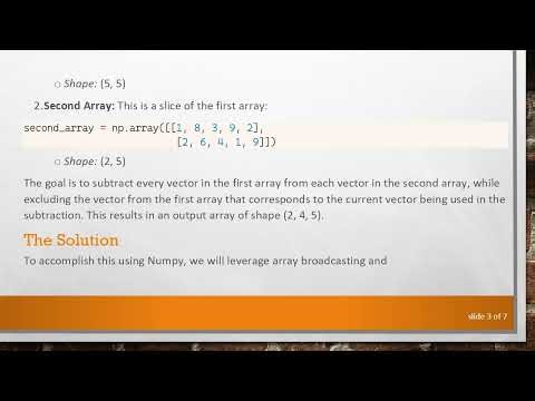 Understanding Array Broadcasting in Numpy: Subtracting Arrays of Different Shapes