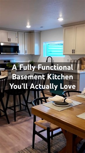 A Fully Functional Basement Kitchen You’ll Actually Love