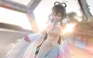 MMD 白龙 洛天依