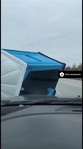 When the porta potty decides it’s had enough of the construction site and hits the open road | Chris And Jasmin