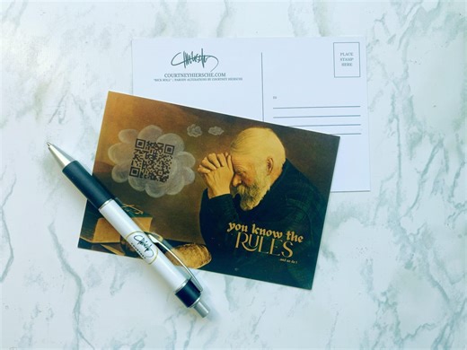 Rick Roll Parody Postcard - Etsy