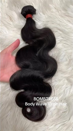 Body Wave Virgin Hair Bundles Close Up | Full Density Human Hair