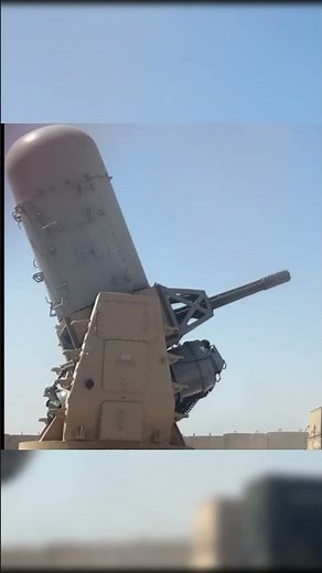 America’s C-RAM in Action – Incoming Threat Destroyed! #shorts #military