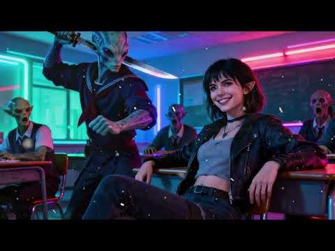 He Pulled a Knife in Class | The Deathworld Girl Smiled and Ended the Lesson HFY Sci fi Stories