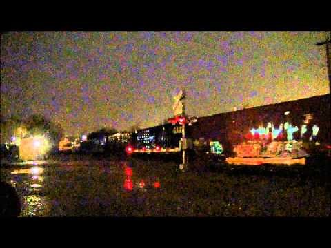 **Must See** a CSX Train in Decatur, AL in a Severe Thunderstorm with Intense Lightning