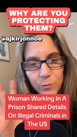 Woman Working In A Prison Shared Details On Illegal Criminals in The US #woman #working #in #a #Prison #Shared #Details #On #Illegal #Criminals #The #US
