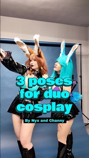 3 poses for duo cosplay 📸 #cosplaytips