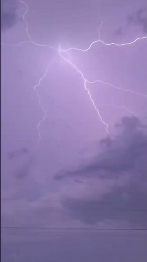MASSIVE Lightning Storm Turns Night Into Day