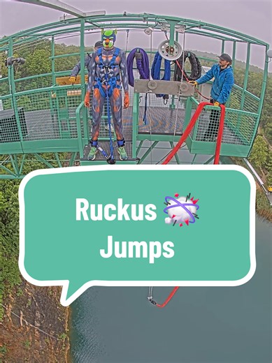 Ruckus Jumping: High-Adrenaline Pup Bungie Adventure