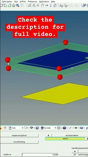 #hypermesh #engineering #tutorial #design #analysis #morphing#shapechange#meshing #fea