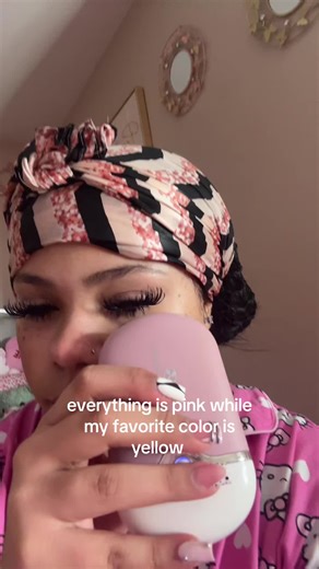 idk | everything pink when my favorite color blue