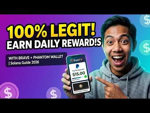 100% Legit! Earn Daily Rewards with Brave + Phantom Wallet | Solana Guide 2026