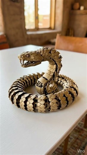 ⚙️ Pocket Mechs: Tiny devices transforming into cinematic, futuristic 🐍 Cyber Snakes creatures.