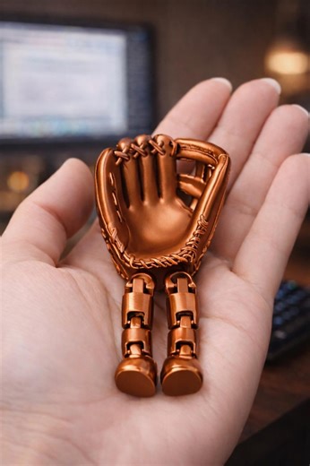 Articulated Baseball Glove STL File for 3D Printing | Printable STL 3D Print in Place Sports Decor for Baseball Fans Digital Download STL 3D - Etsy Canada