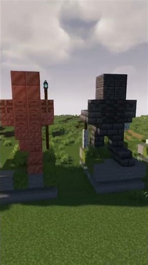 Minecraft How To Build Statues [Tutorial] #minecraft #minecraftbuild #minecraftdaily #minecraftmemes