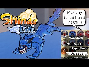 *FASTEST* way to get levels for your gen 3 tailed beast!