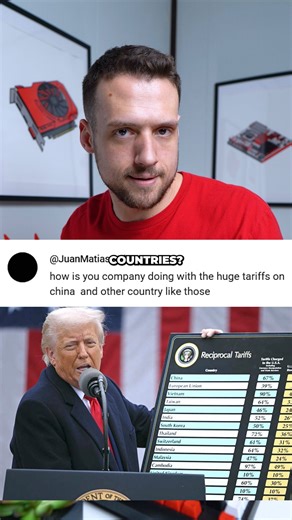 Zach’s Tech Turf on Instagram: "Thank you for watching the content so that we don’t have to rely on the profit from builds 🙏🫡 #PCBuild #GamingPC #PCBuilding #Tariffs #Business"